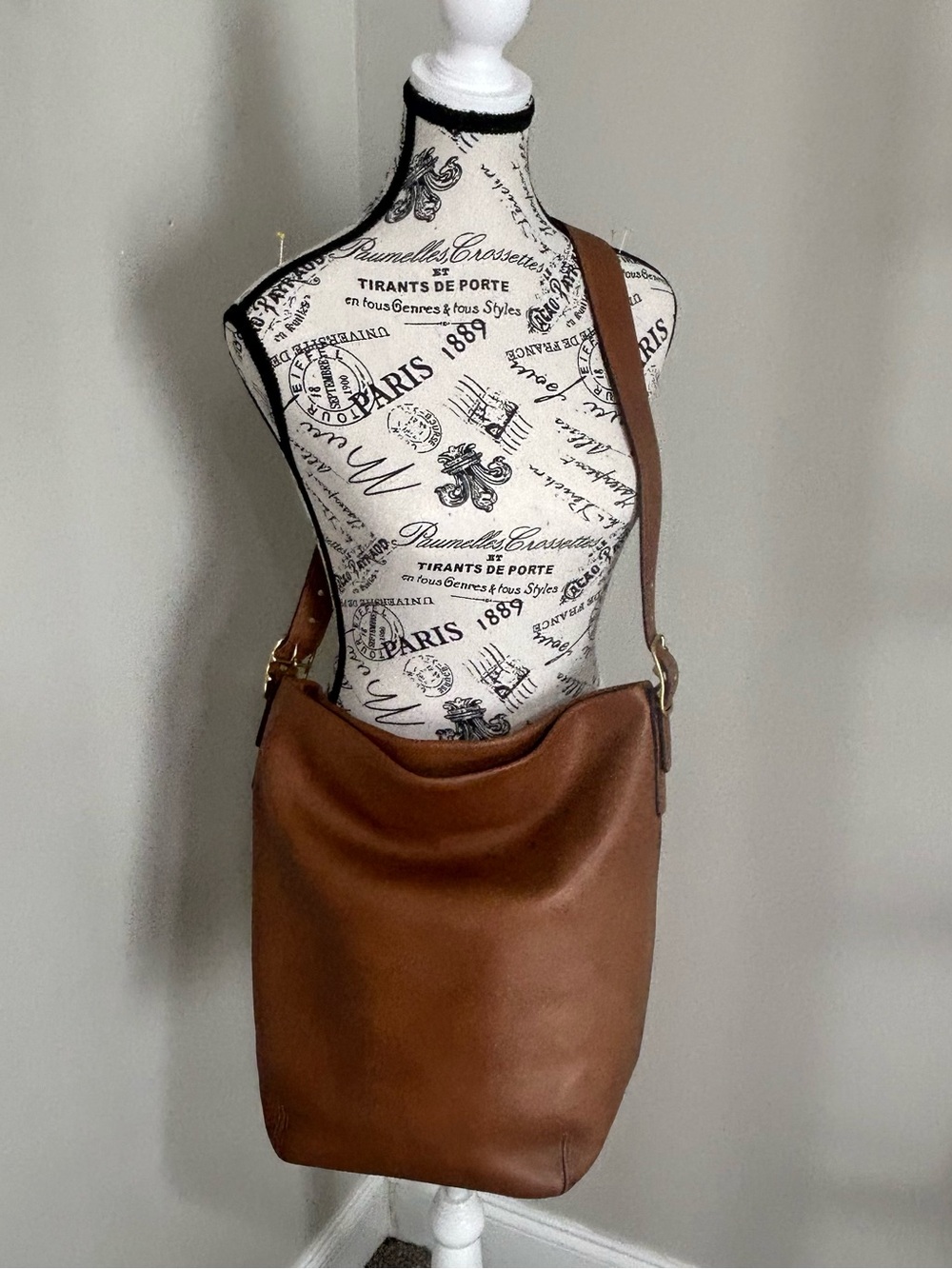Vintage Coach Hobo Bucket Bag Large Purse
